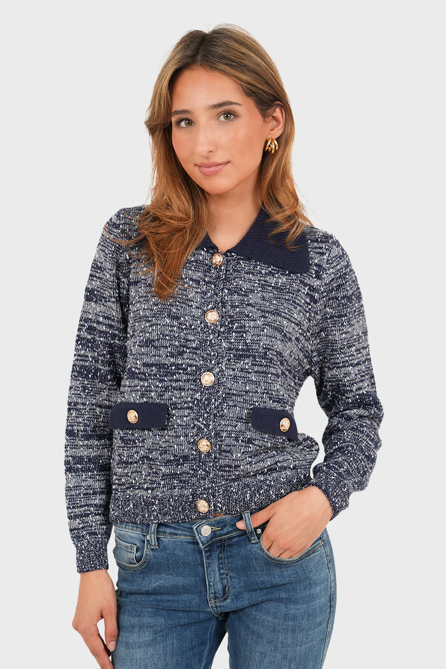 "Marine" vest navy - Image 3