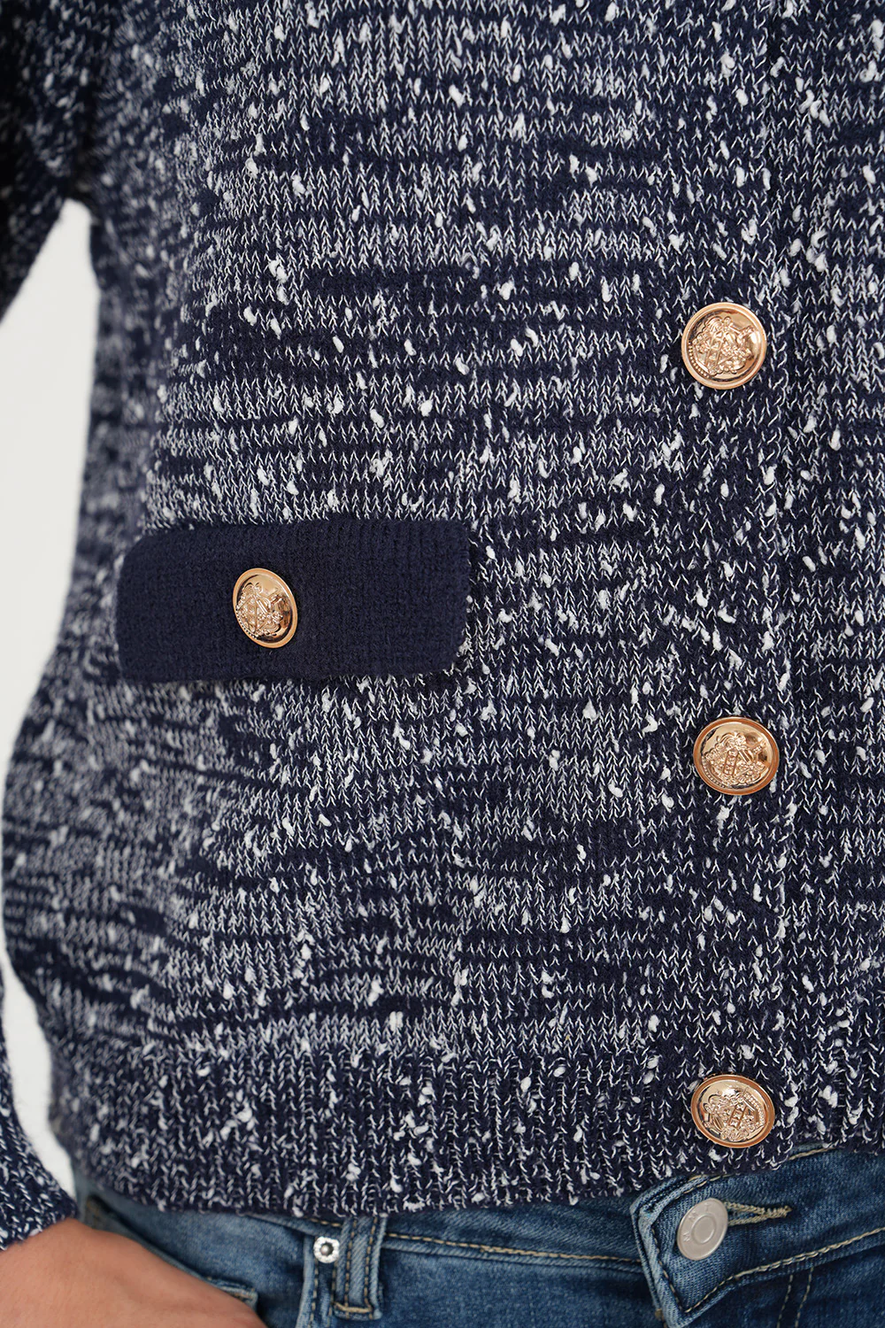 "Marine" vest navy - Image 5