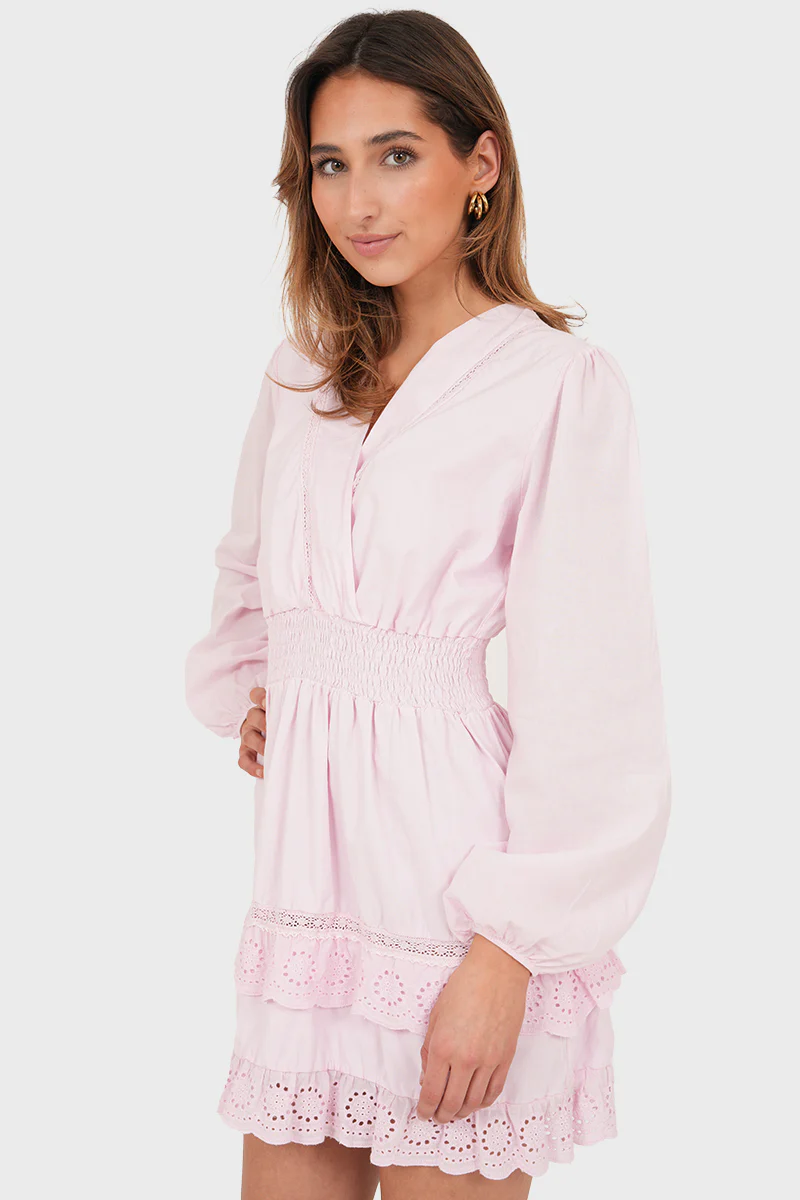 "Mira" dress pink - Image 2