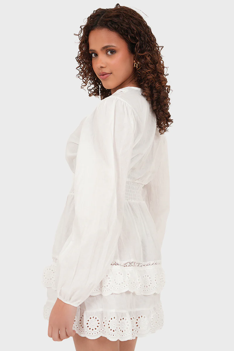 "Mira" dress white - Image 3