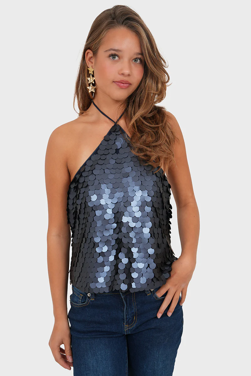 "Moon" top navy - Image 2