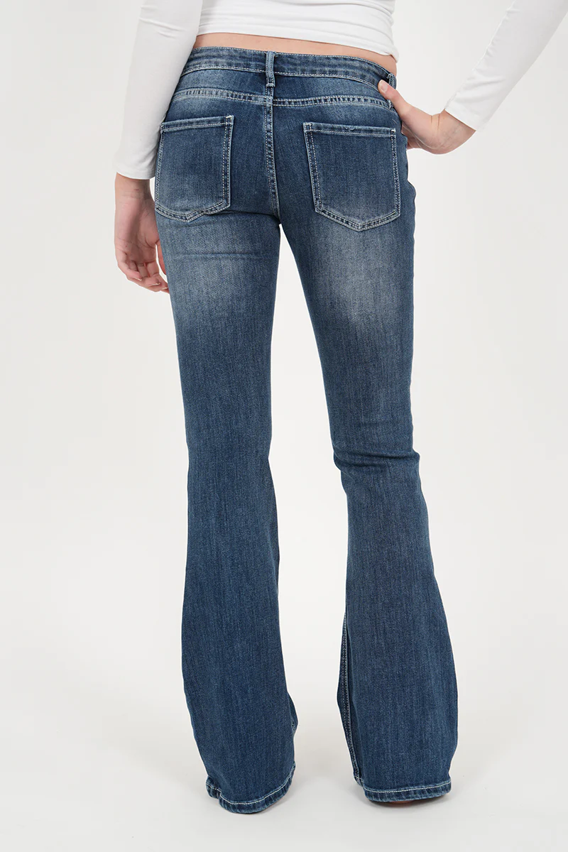 "Morgan" flared jeans dark blue - Image 5