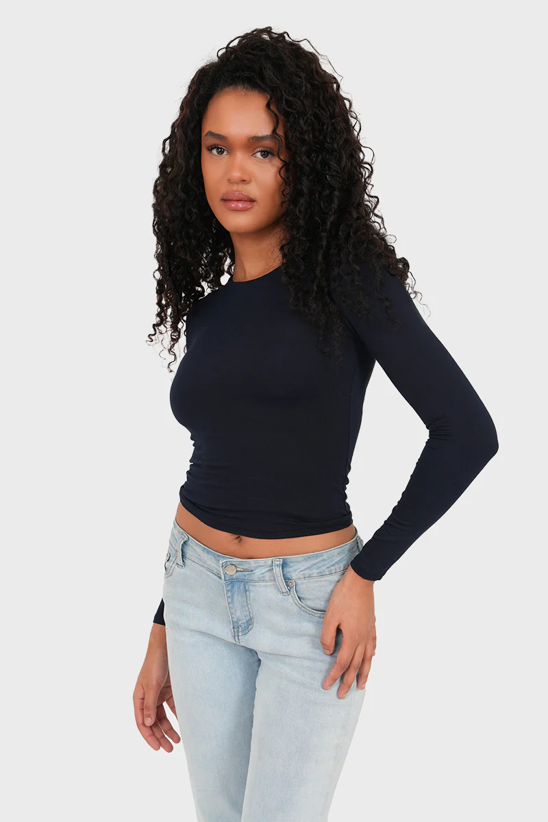"Muse" top navy - Image 4
