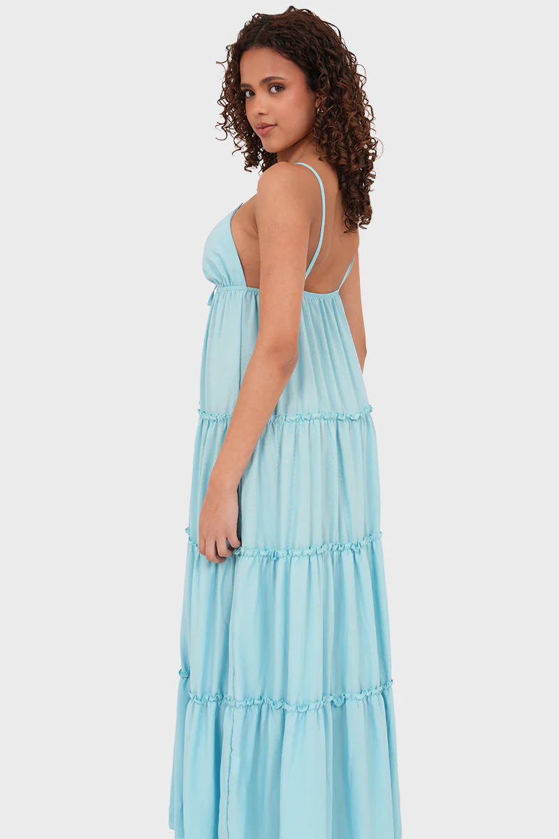 "Kiara" dress blue - Image 4