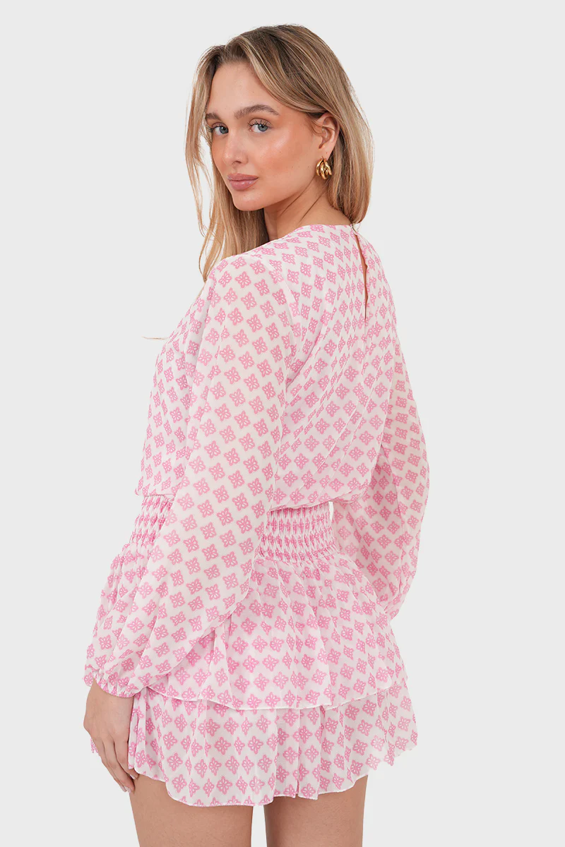 "Seville" dress pink - Image 3