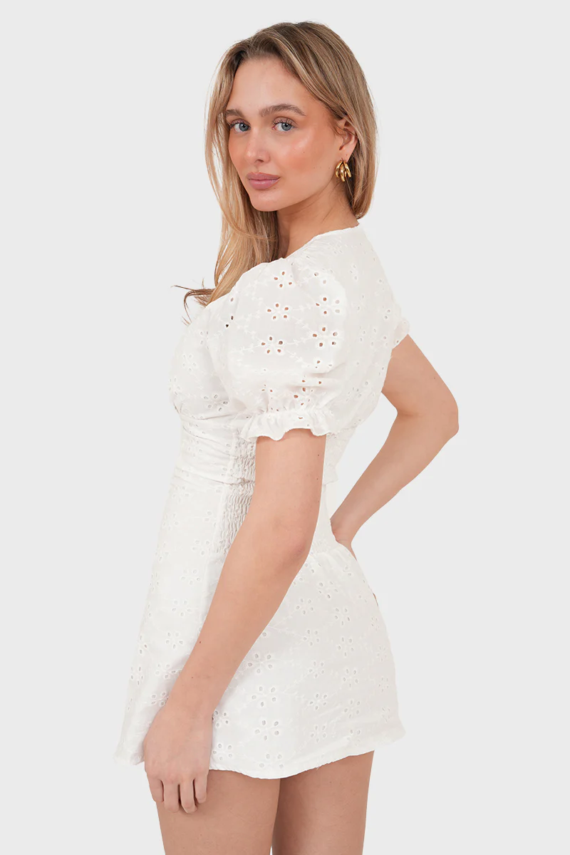 "Carly" dress white - Image 3