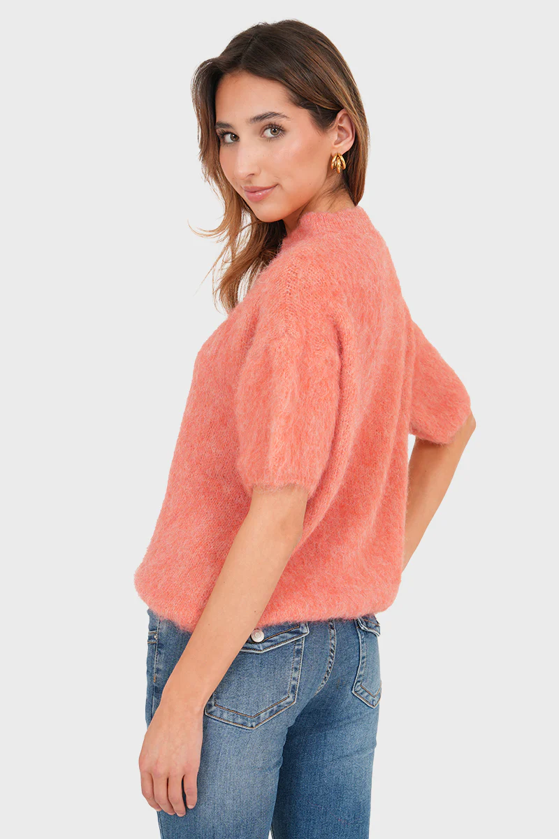 "Noor" sweater coral - Image 3