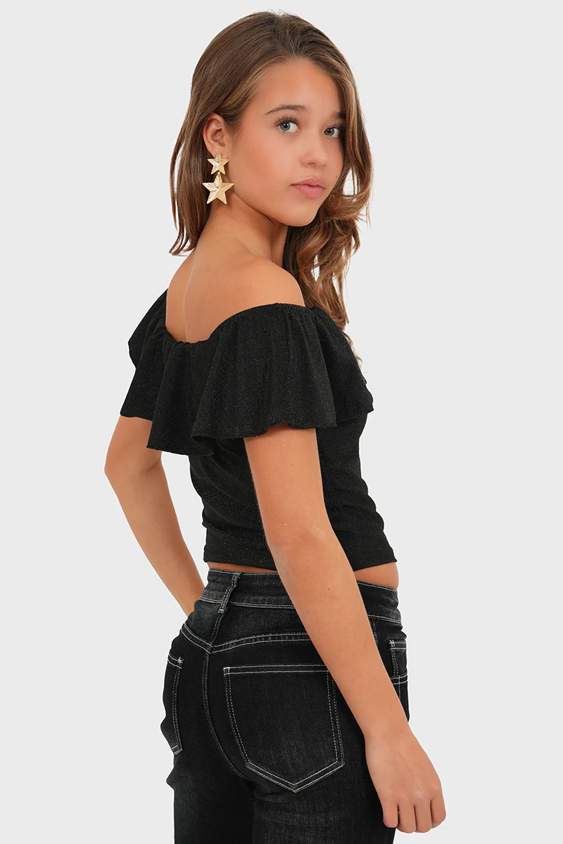 "Nora" top black - Image 2