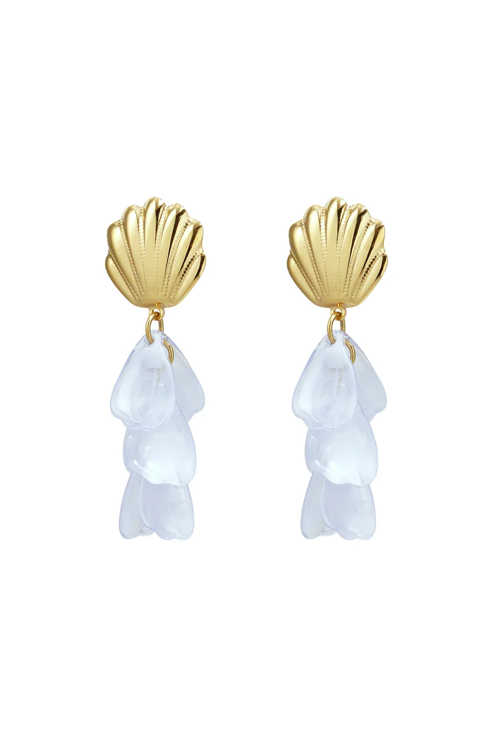 "Ocean shell" earrings