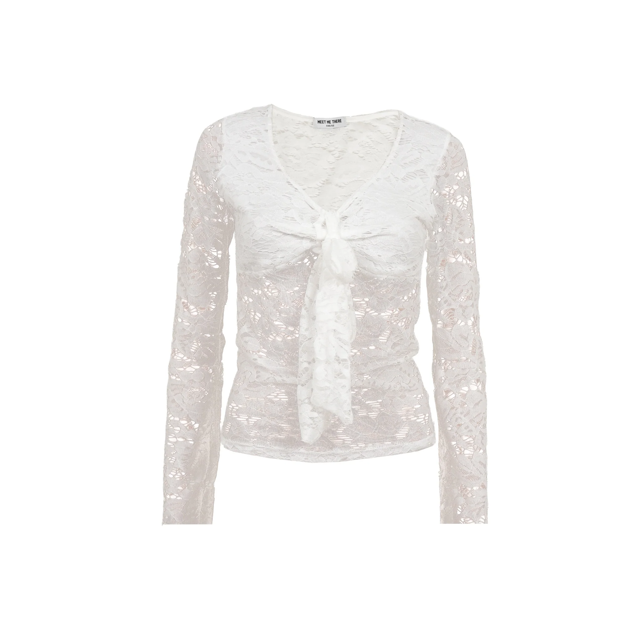 "Olive" top white - Image 4
