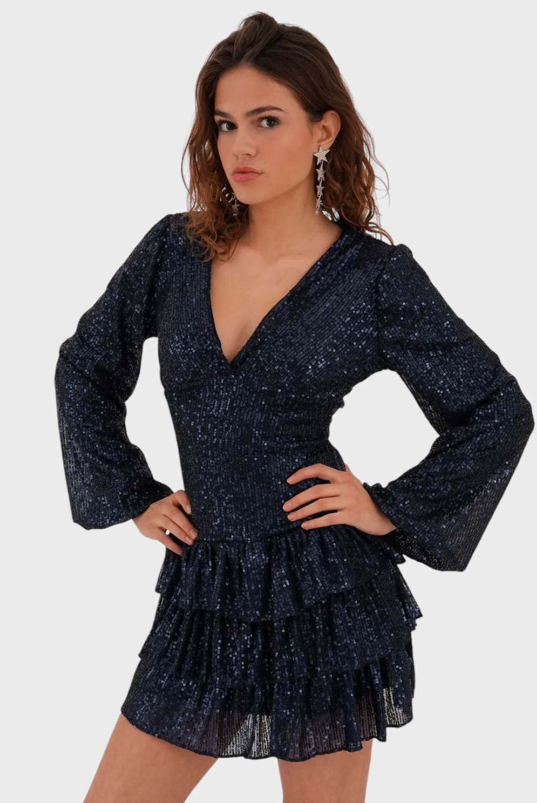 "Paris" dress navy - Image 3