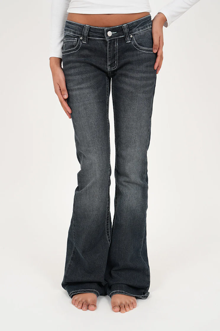 "Parker" flared jeans dark blue tall - Image 4