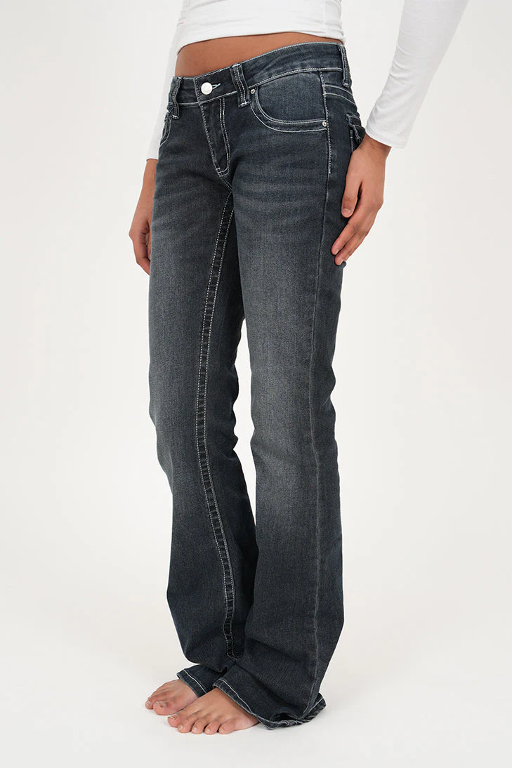 "Parker" flared jeans dark blue tall - Image 5