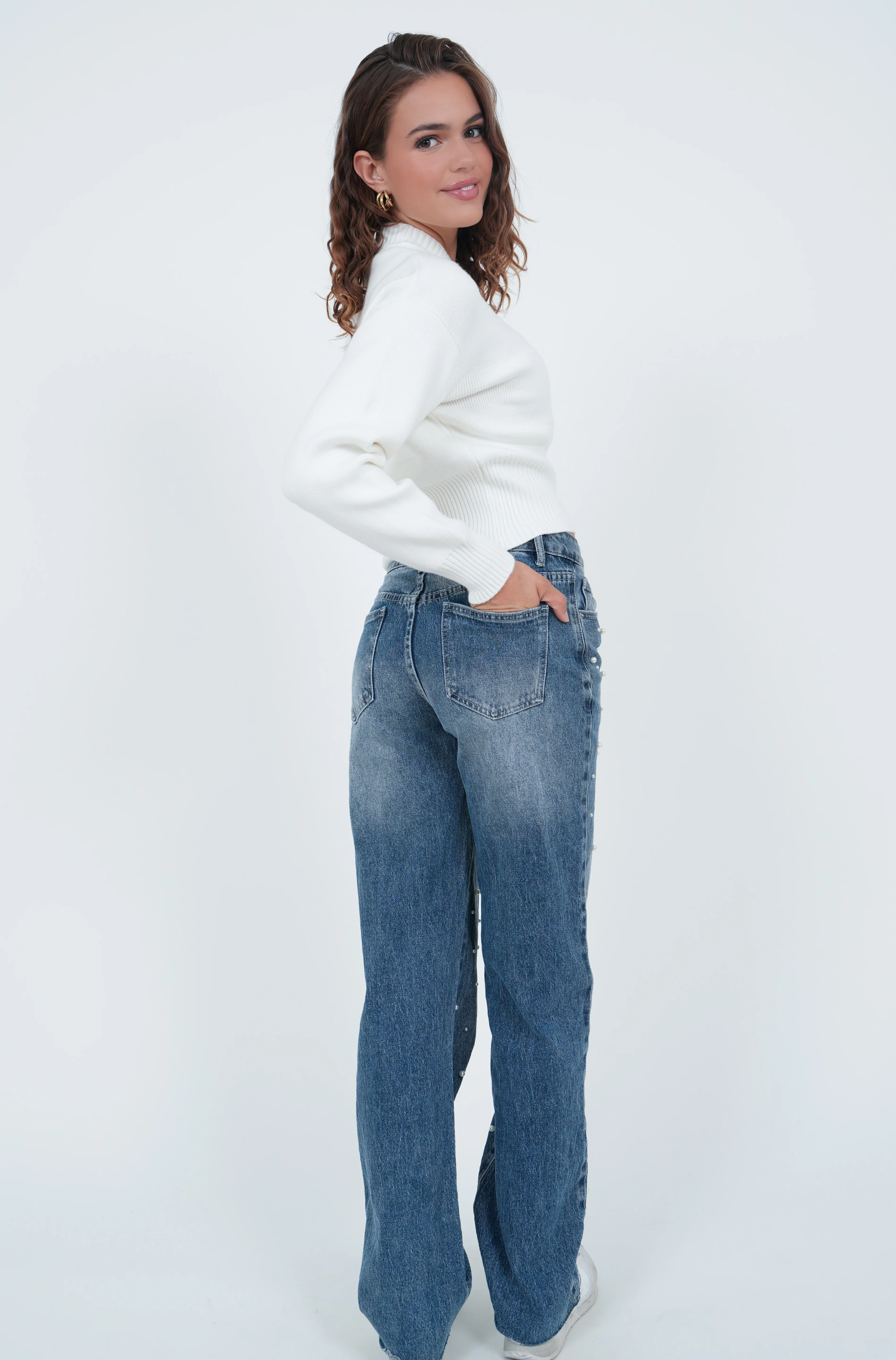 "Pearl" jeans blue - Image 6
