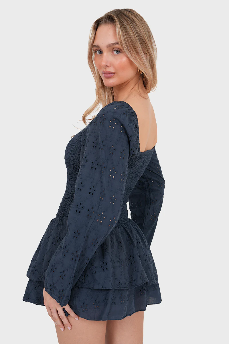 "Portofino" dress navy - Image 3