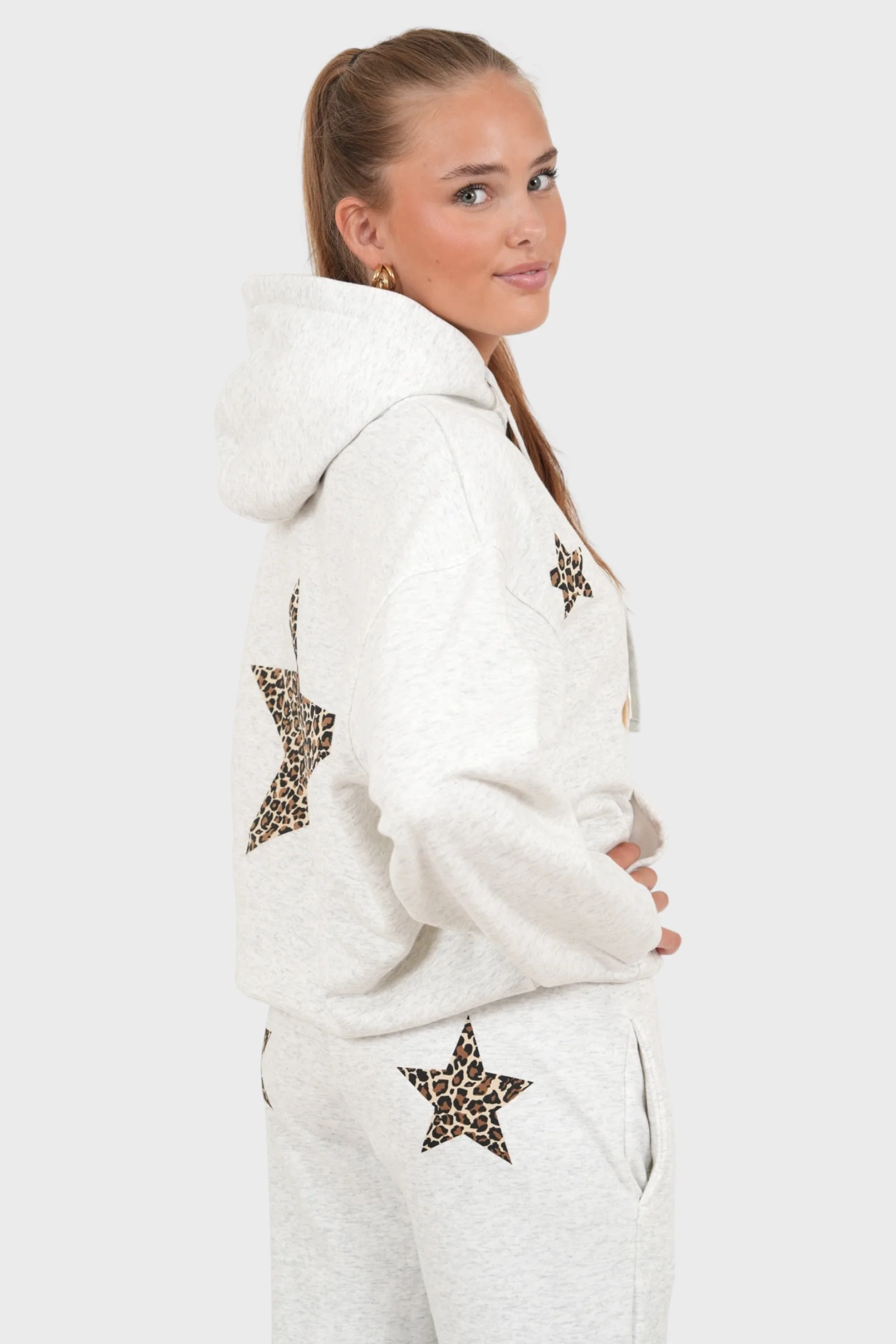 "Relaxed leopard" pants grey - Image 3