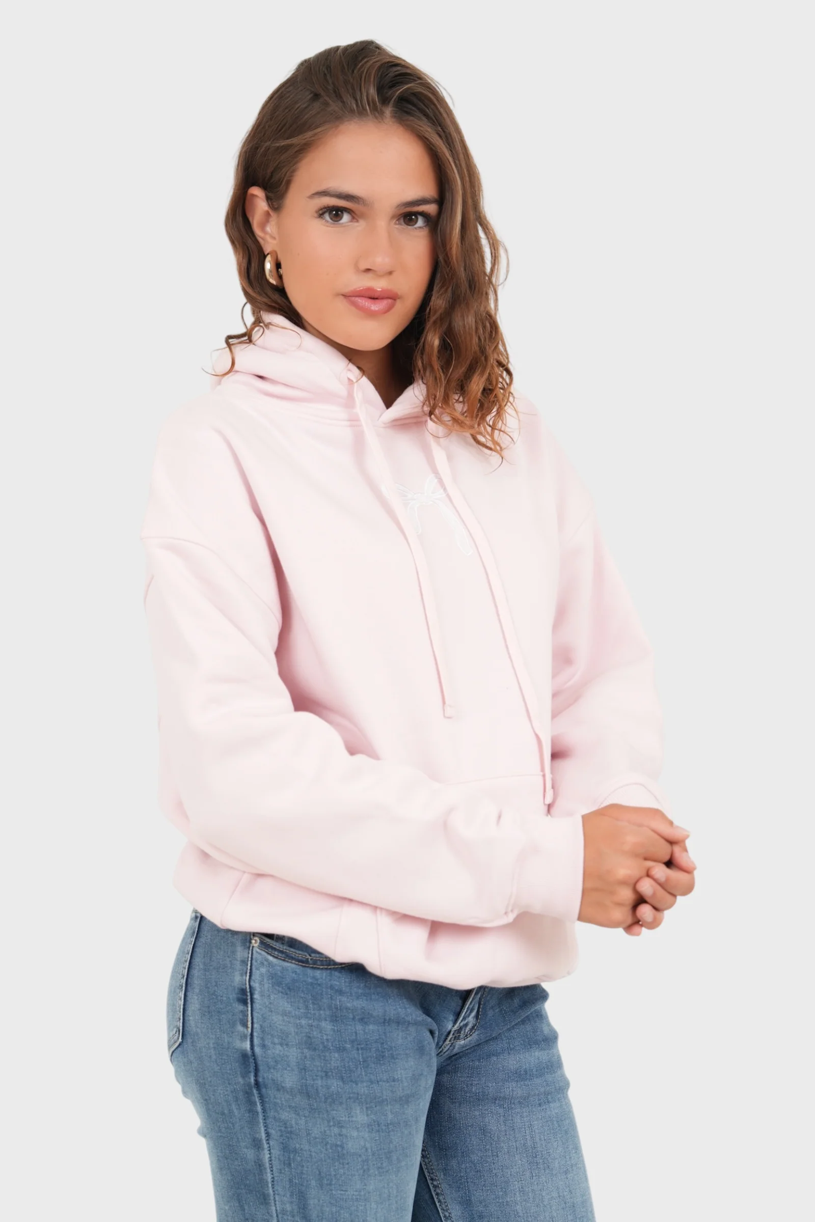 "Ribbon" hoodie pink - Image 3