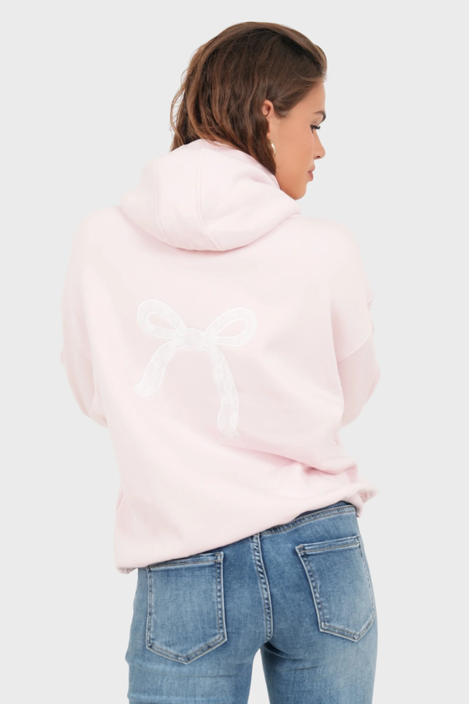 "Ribbon" hoodie pink - Image 4