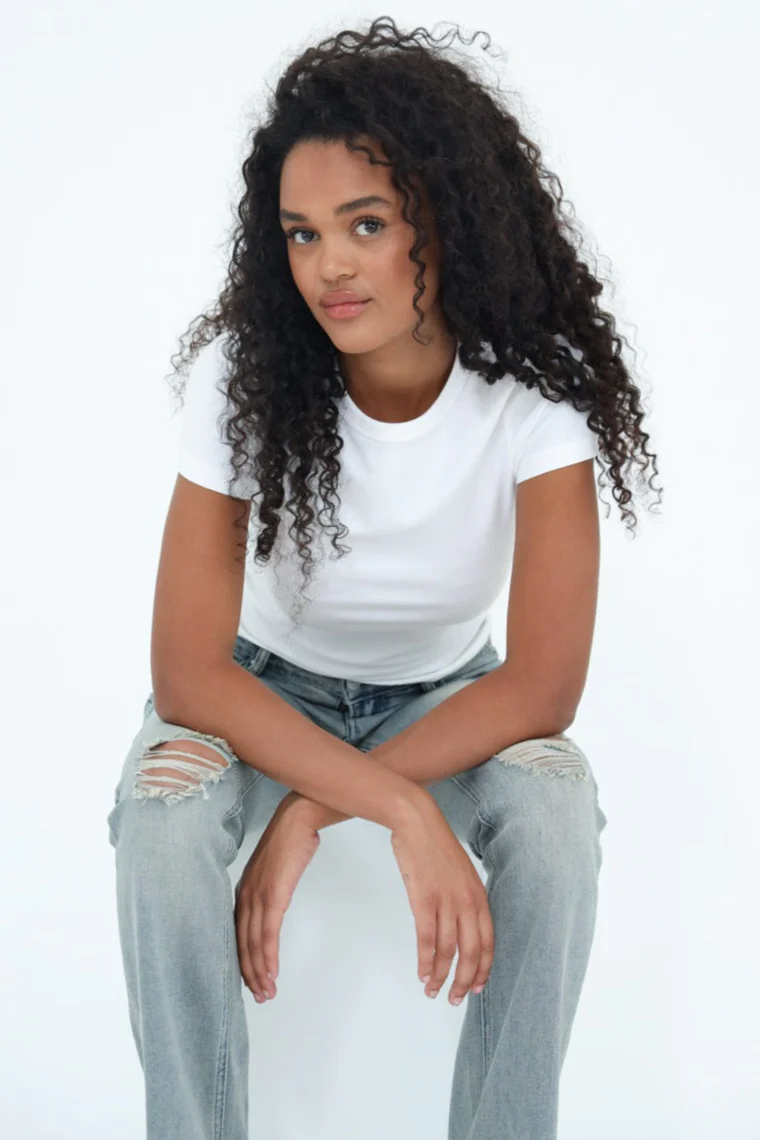 "Ripped" flared jeans light blue tall - Image 4