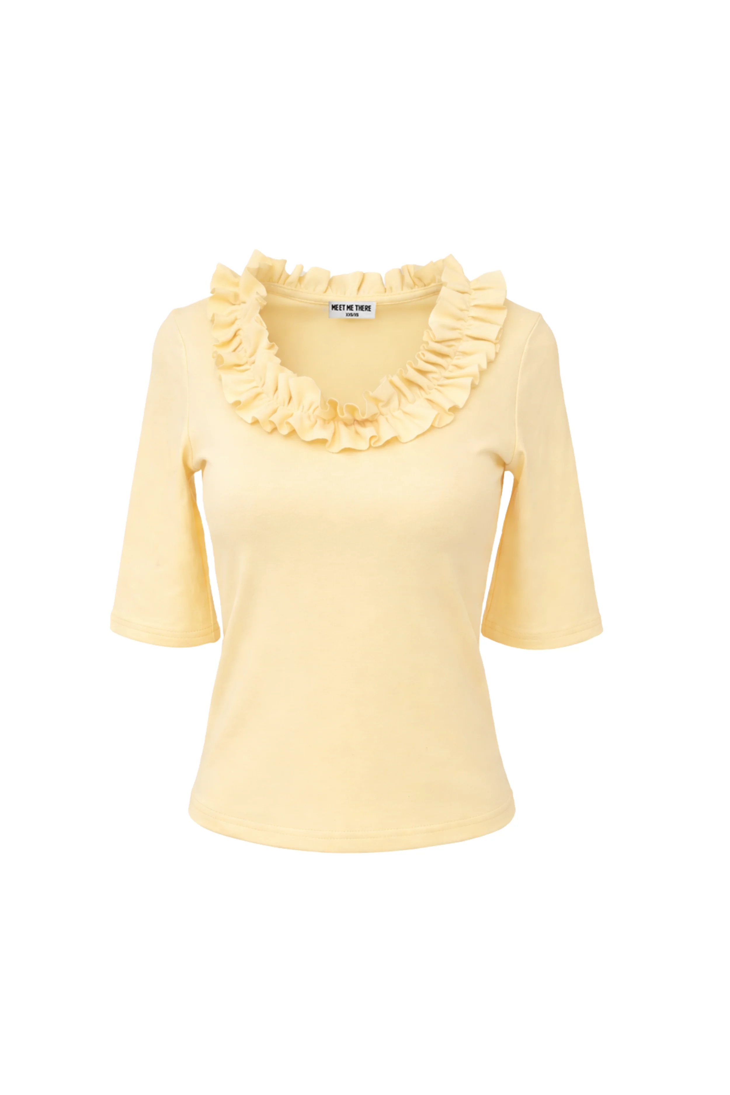 “Ruffle honey” top yellow - Image 6