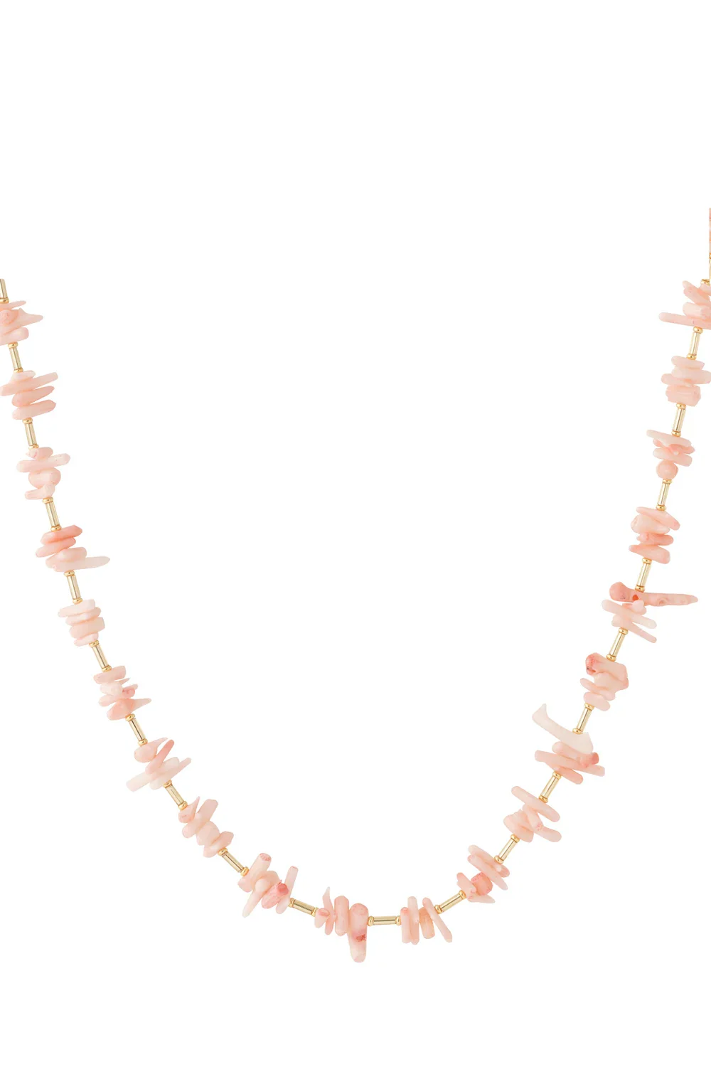 "Sea shell" necklace coral