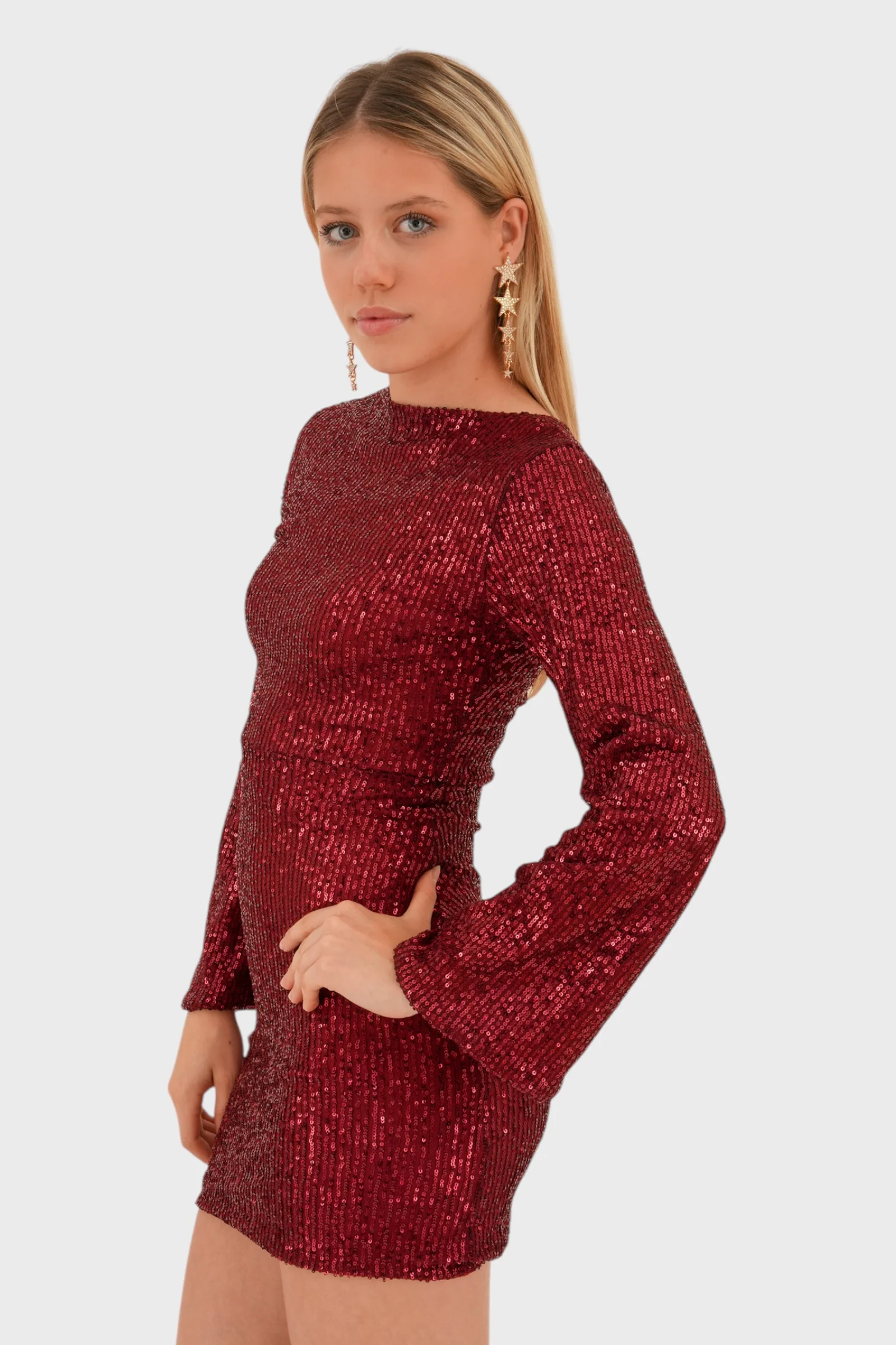 "Shine" dress red - Image 4