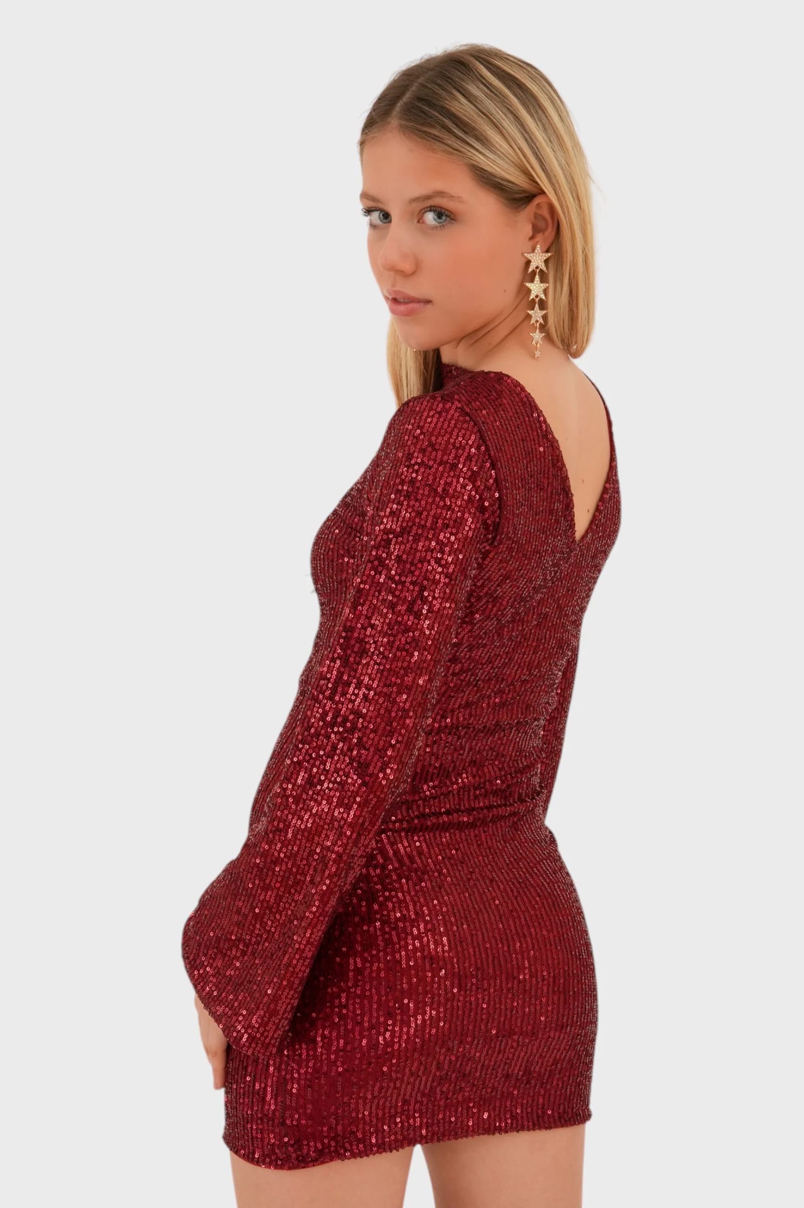 "Shine" dress red - Image 5