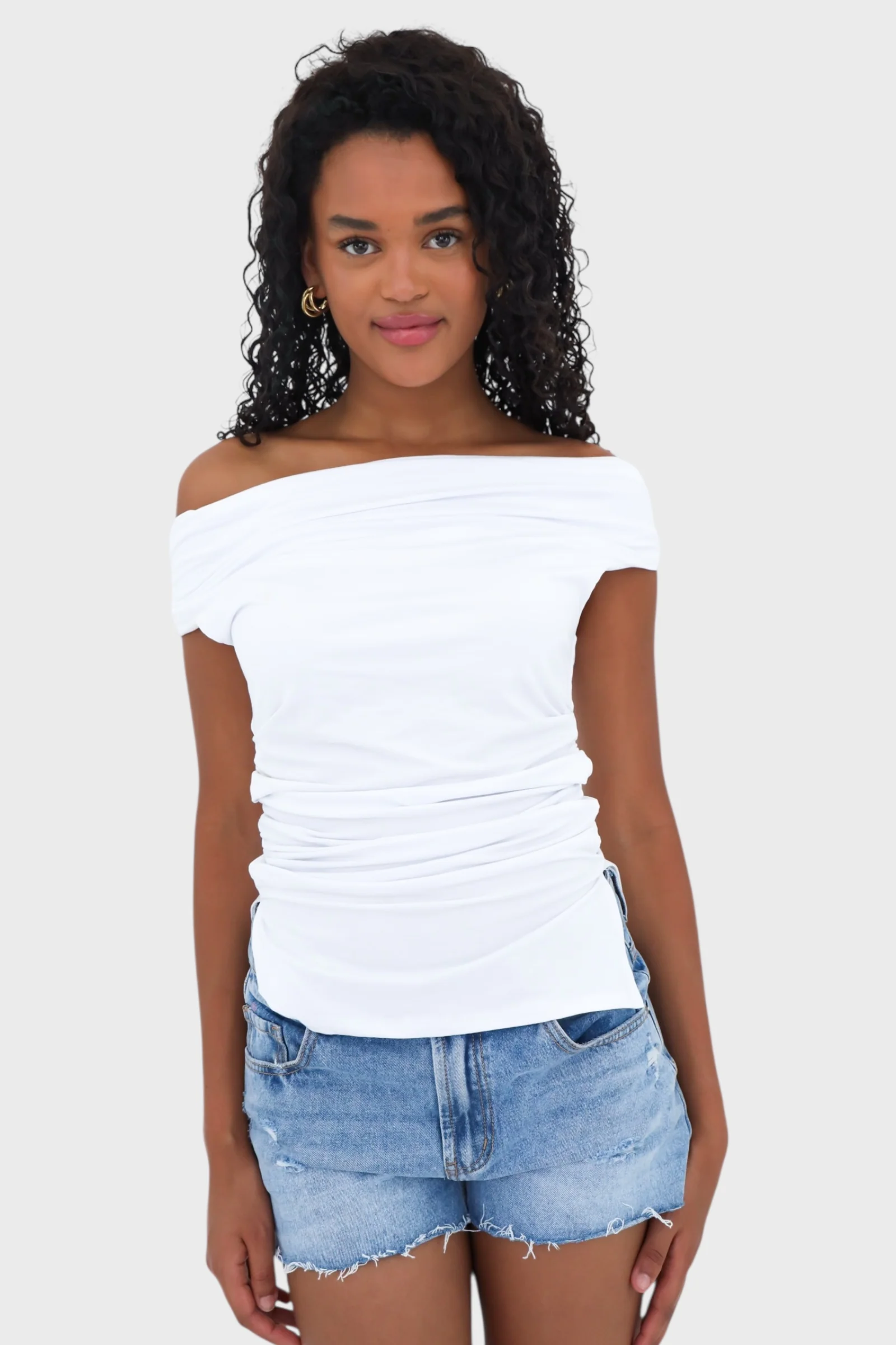 "Shoulder" top white - Image 3