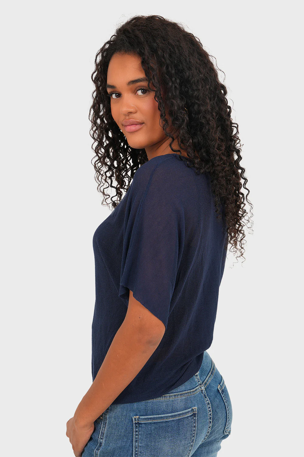 "Sky" top navy - Image 3