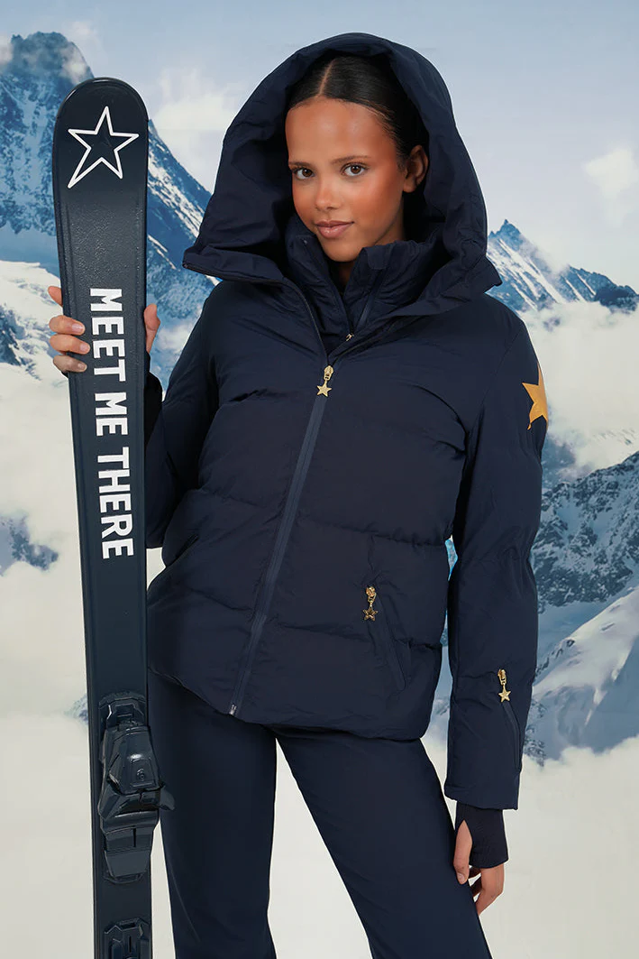 "Snowfall" ski jacket navy - Image 2