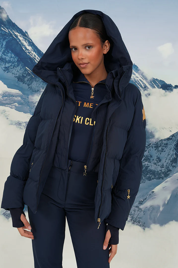 "Snowfall" ski jacket navy - Image 3