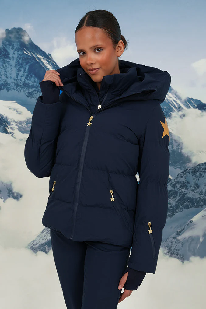 "Snowfall" ski jacket navy - Image 5