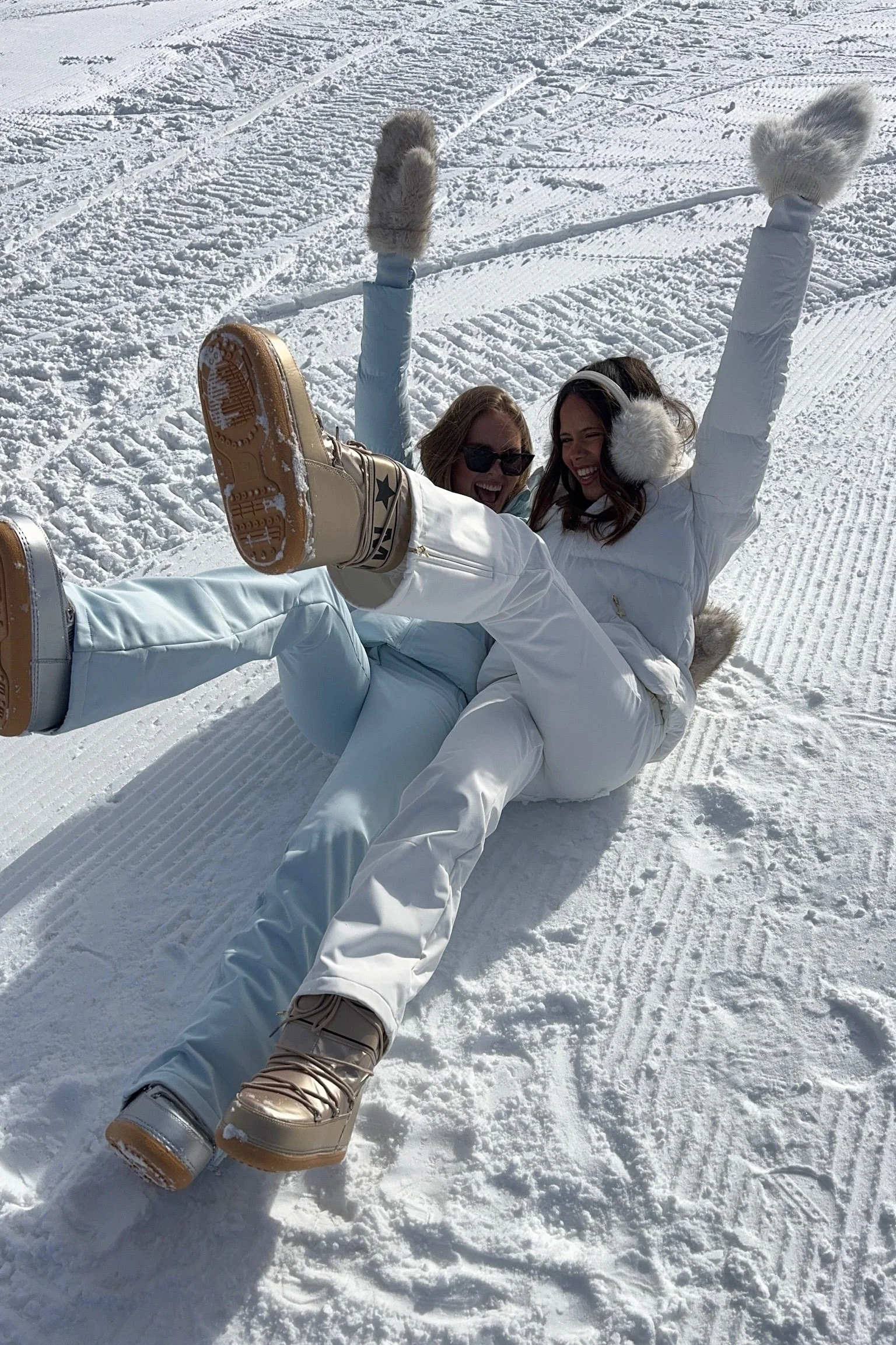 "Snowy" boots gold - Image 2