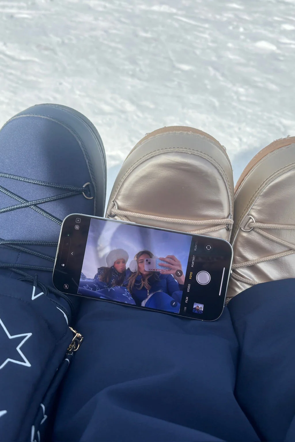 "Snowy" boots gold - Image 5