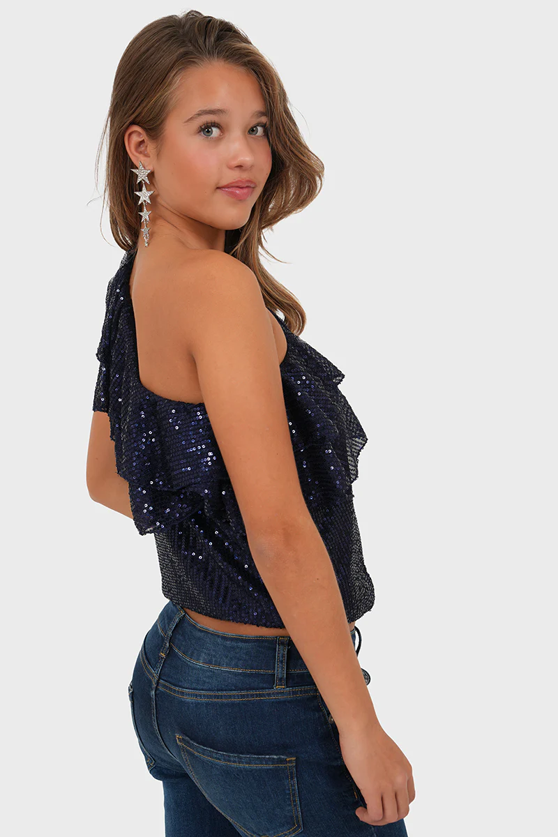 "Soho" top navy - Image 3