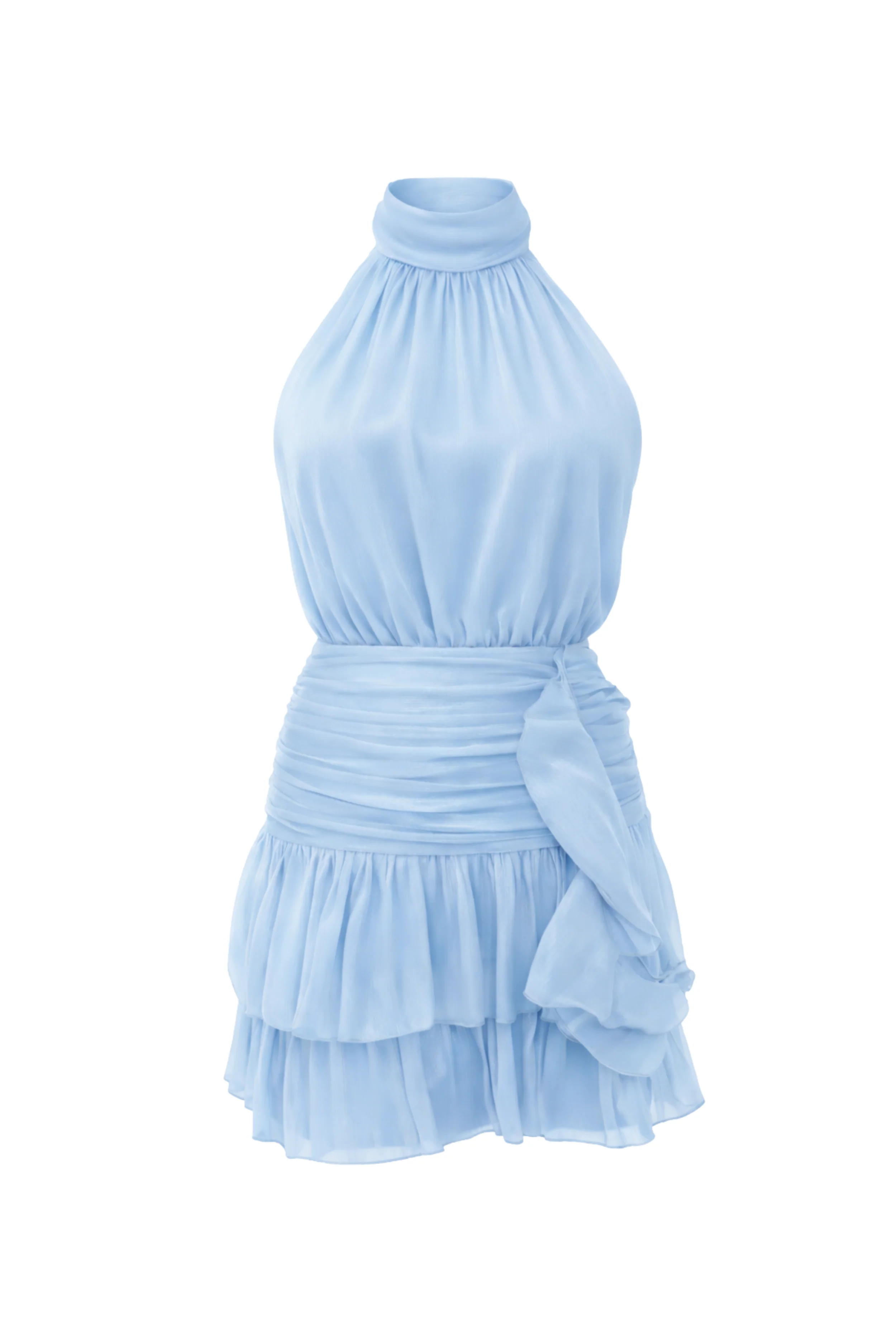 "Solene" dress light blue - Image 4