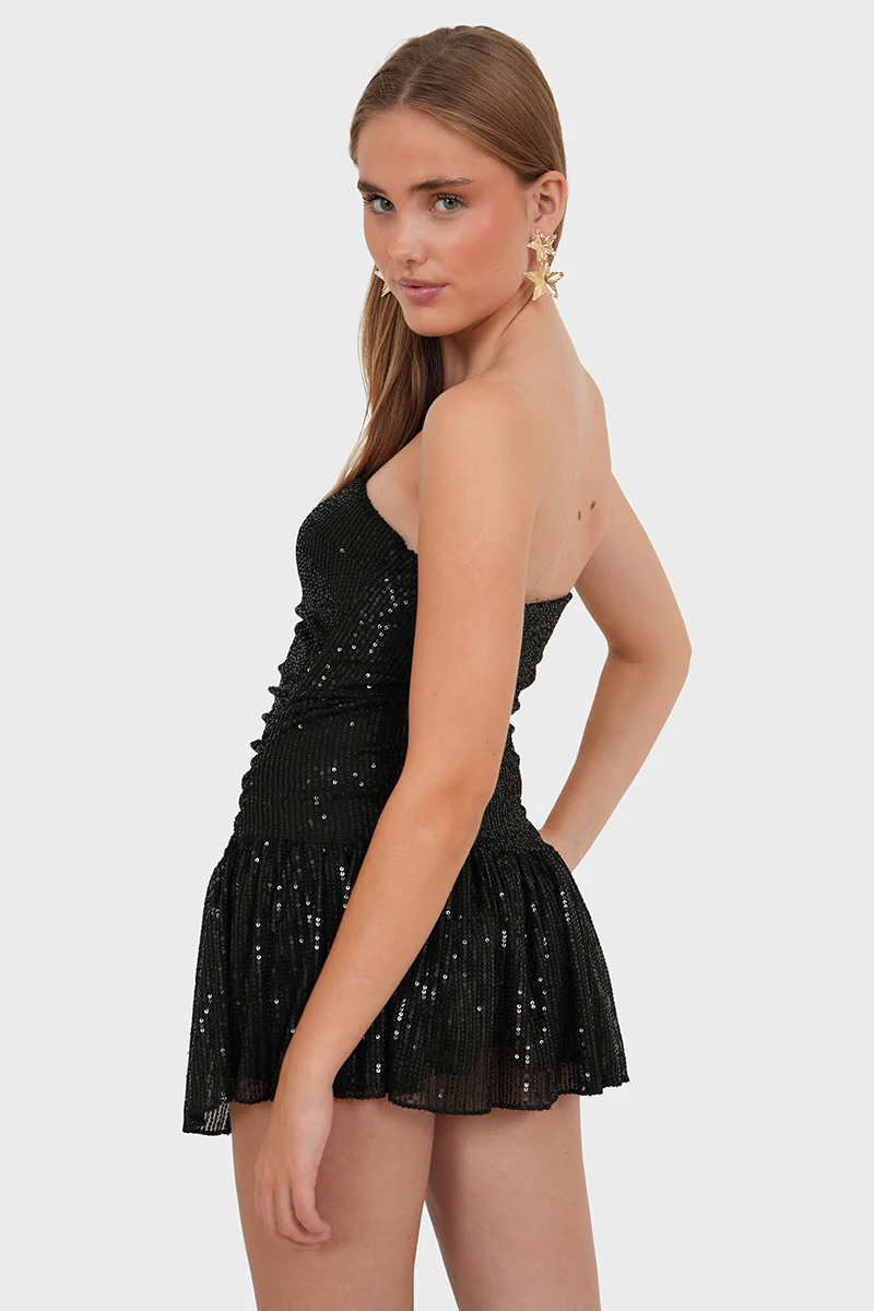 "Sparkly" dress black - Image 3