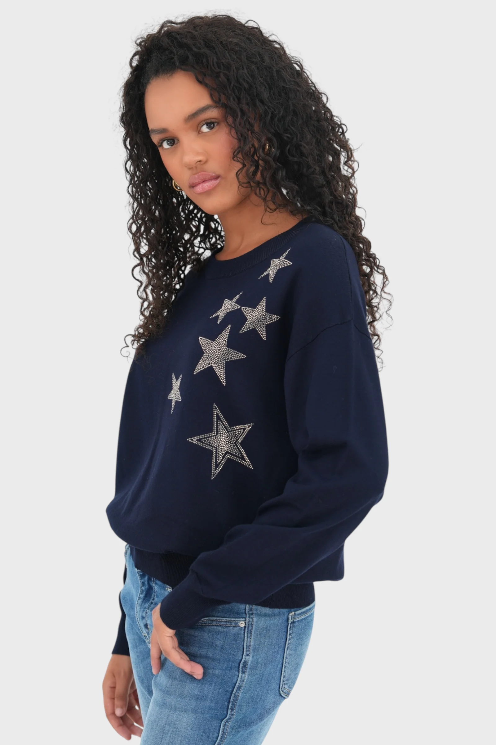 "Starshine" sweater navy - Image 4