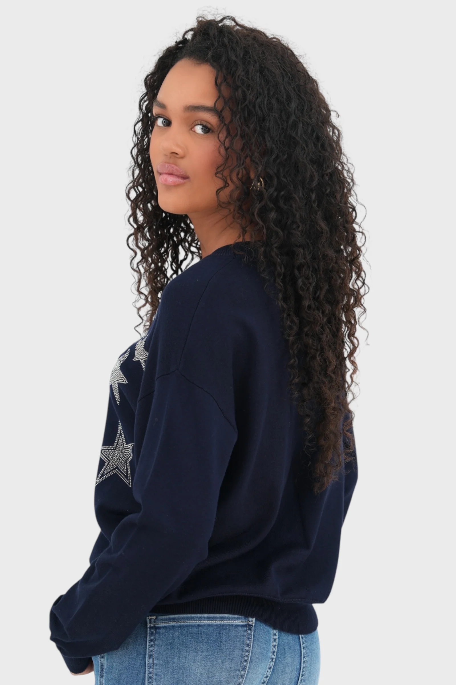 "Starshine" sweater navy - Image 5