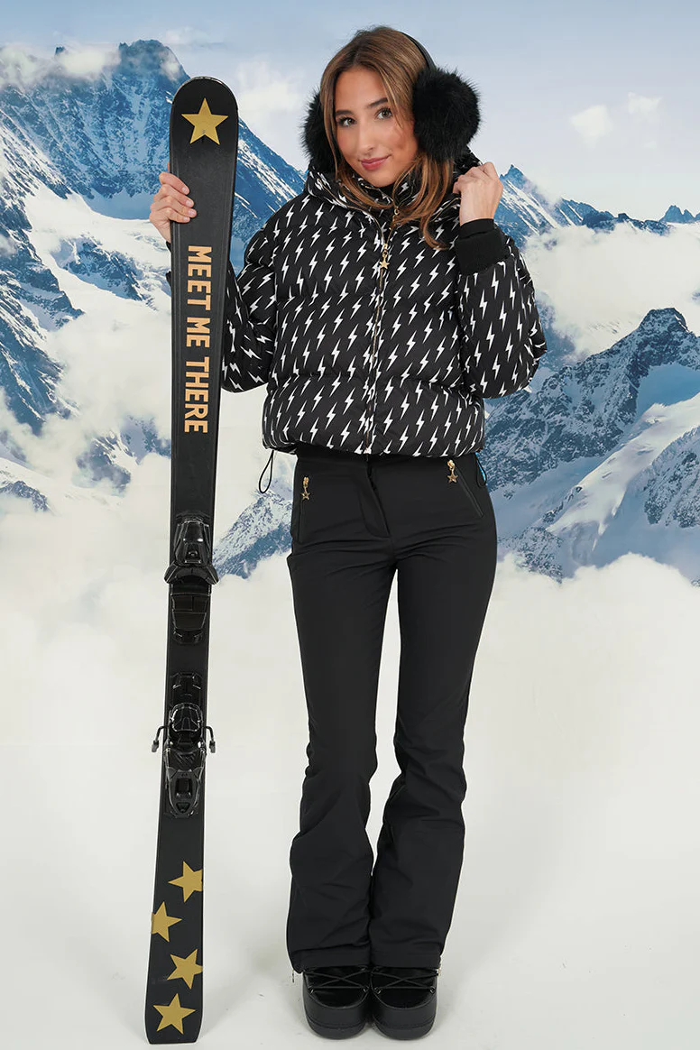 "Stormy" ski jacket black - Image 7