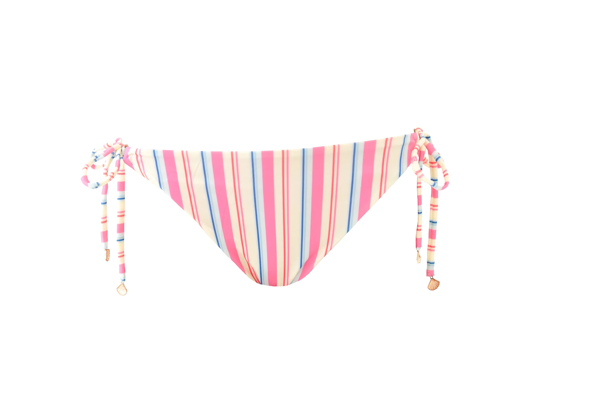 "Summer" tied bikini bottom striped - Image 3