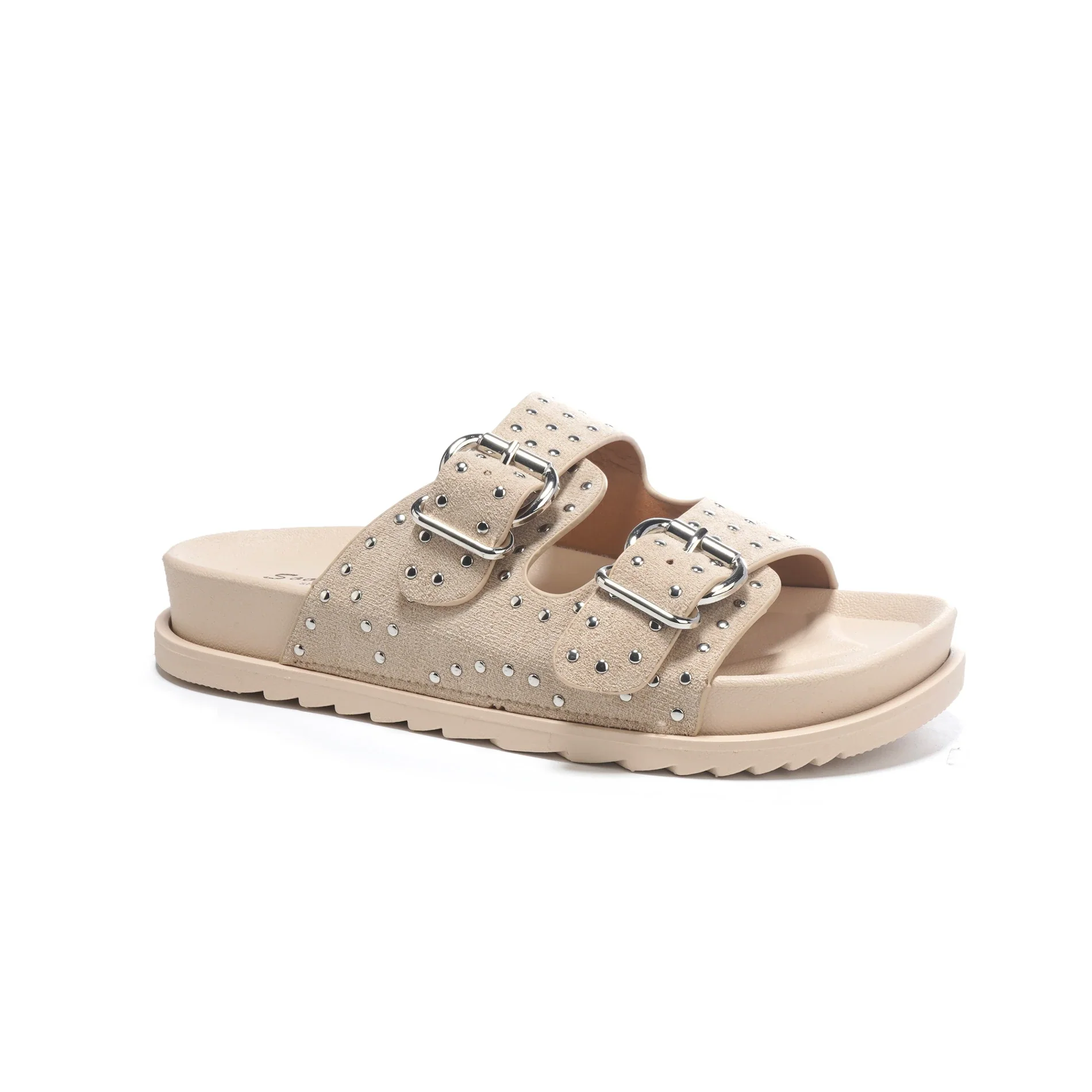 "Sunday" slippers taupe