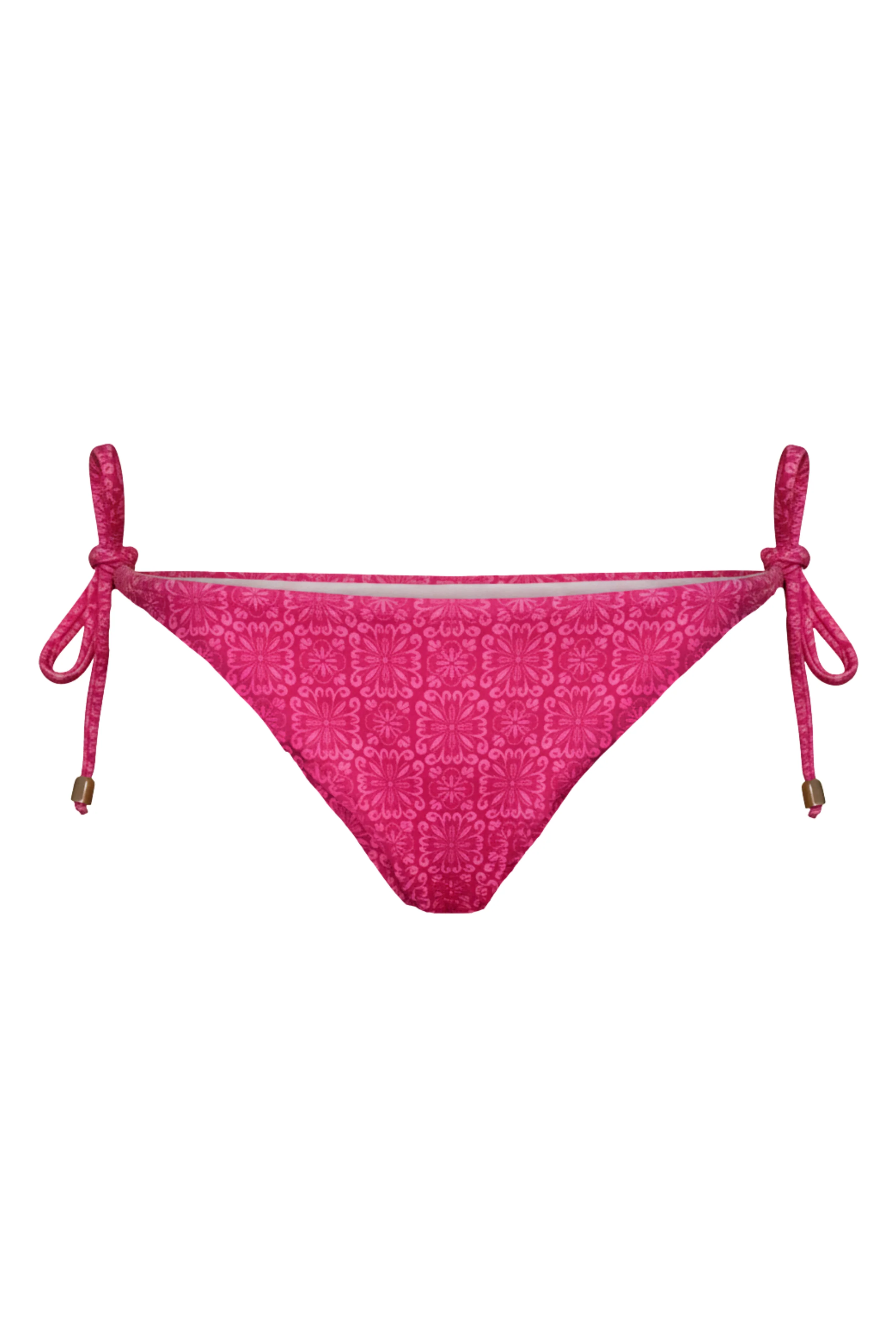 "Sunkiss" tied bikini bottom pink - Image 3