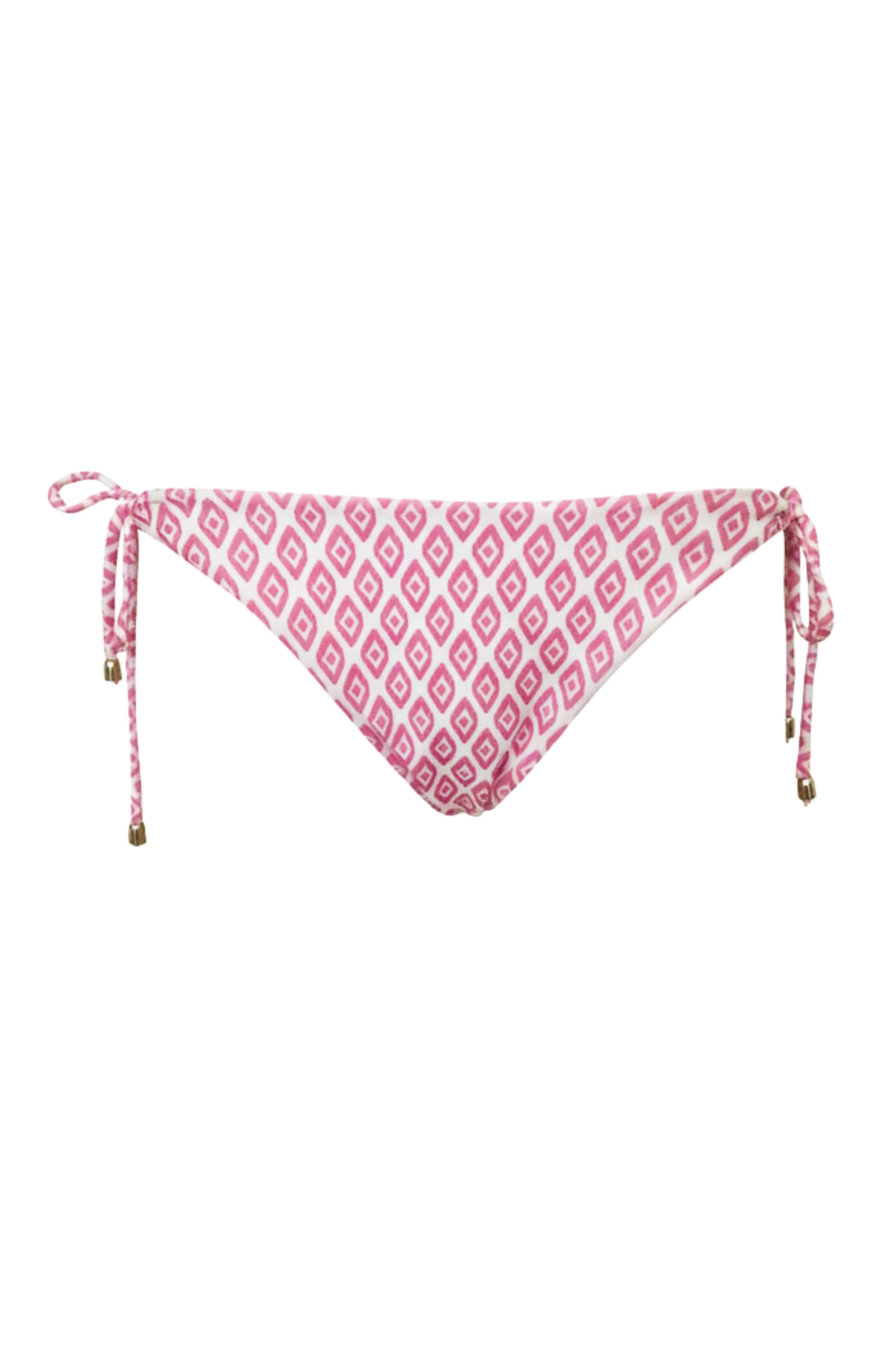 "Sunside" tied bikini bottom pink - Image 2
