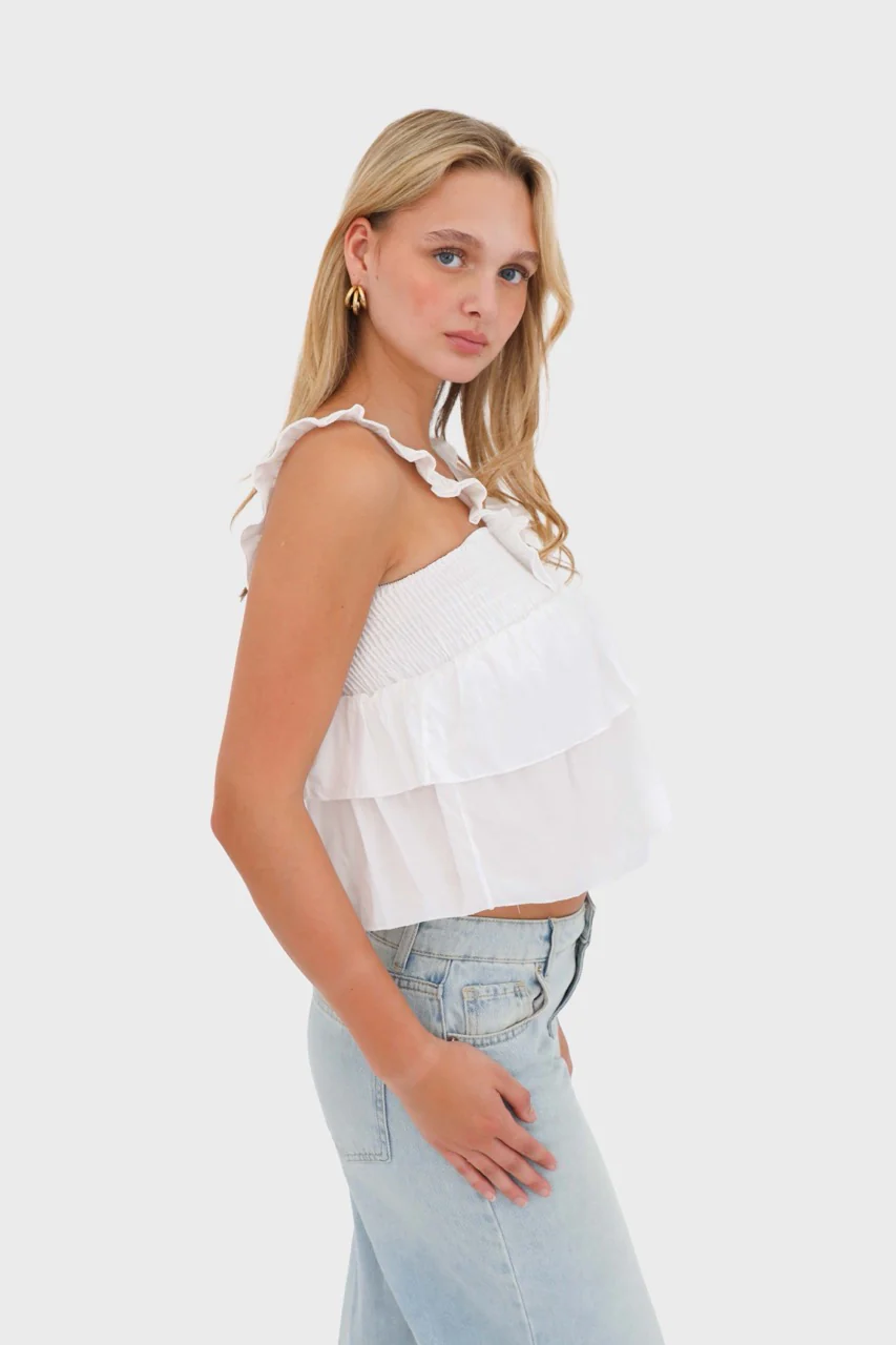 "Sweet" top white - Image 2