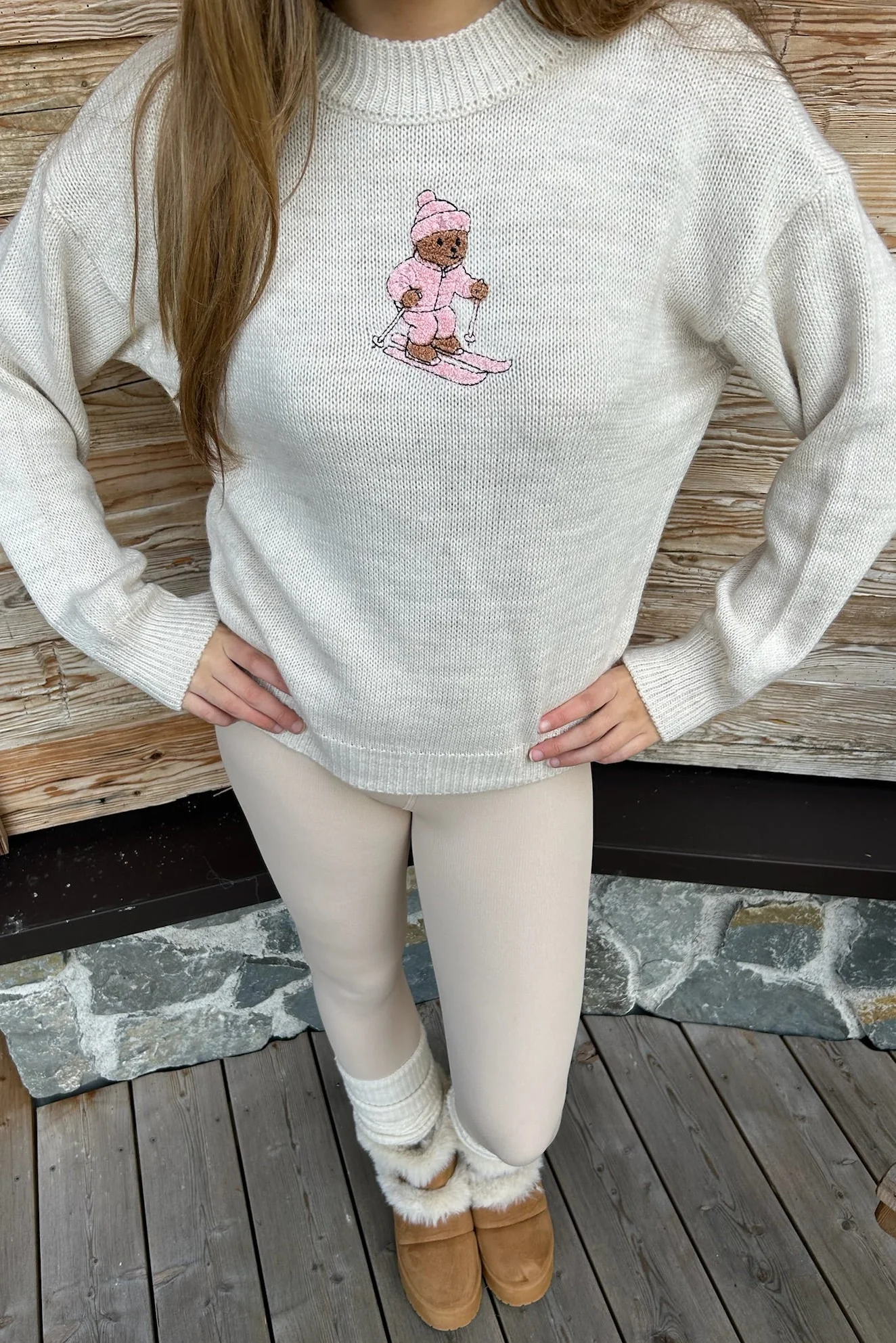 "Teddy" sweater beige - Image 5