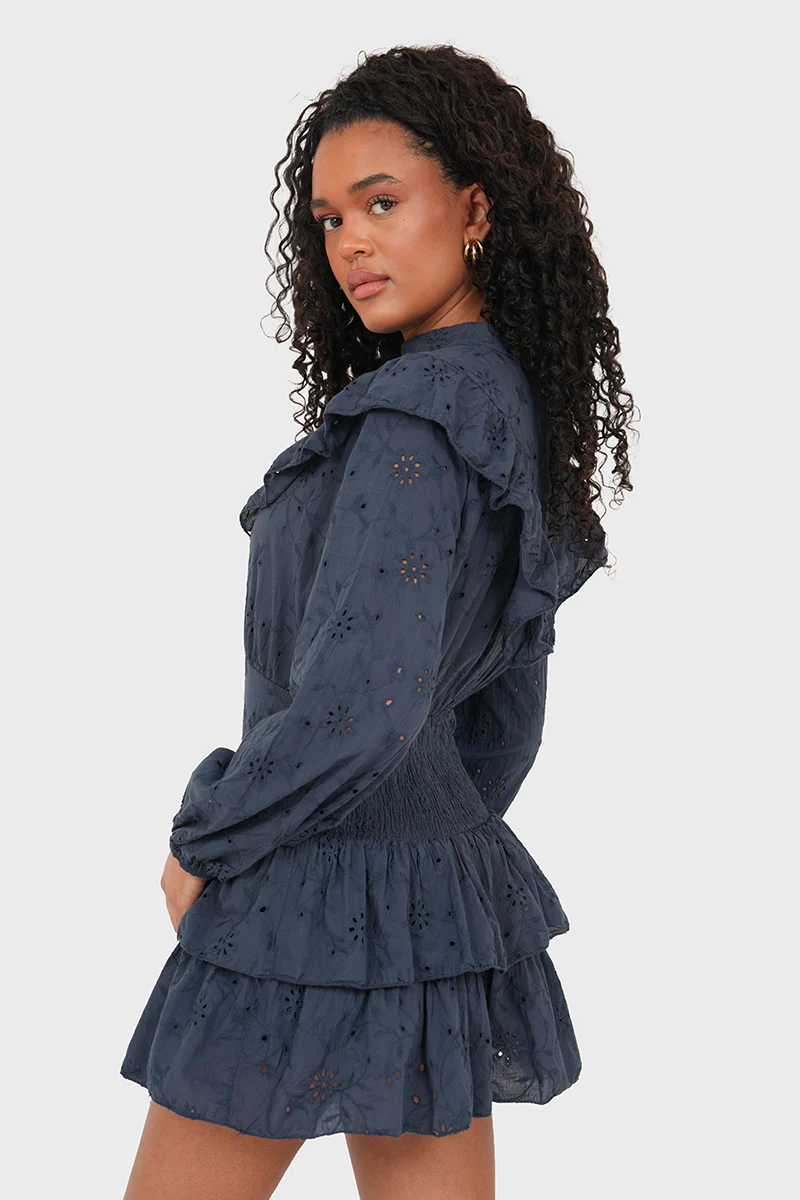 "Toscane" dress navy - Image 3