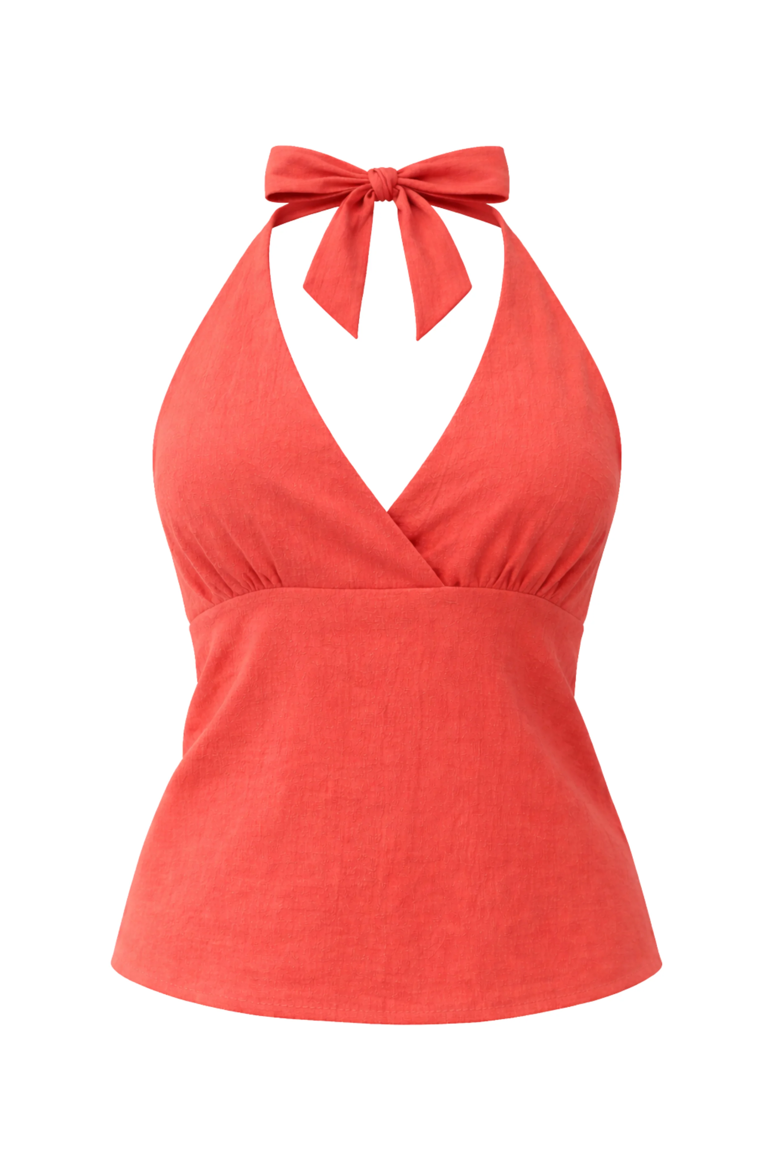 "Veerle" top coral - Image 4