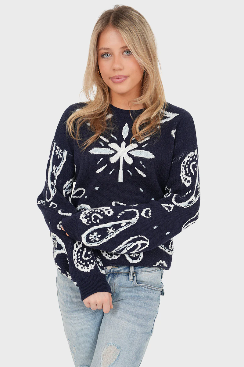 "Vera" Sweater navy - Image 2