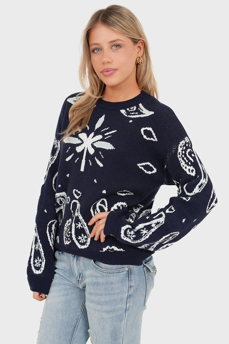 "Vera" Sweater navy - Image 4